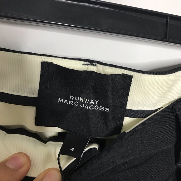 Runway Marc Jacobs Cuffed Wool Till Pants Size 4 - Picture 5 of 7